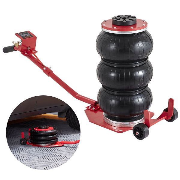 VEVOR Pneumatischer Wagenheber Triple Bag Air Jack 3 t, Dreifachbeutel Luftheber 140-450 mm Hubhöhe Sack-Luftwagenheber, QNQJDDBSZB3T6S7CKV0