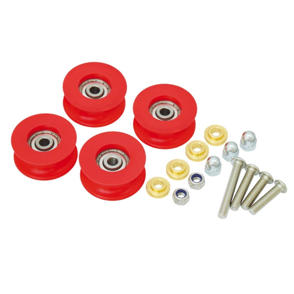 Runpotec Auslaufrollen-Set (4 Laufrollen) für Runpotec Haspeln 730mm und 1000mm, 20646