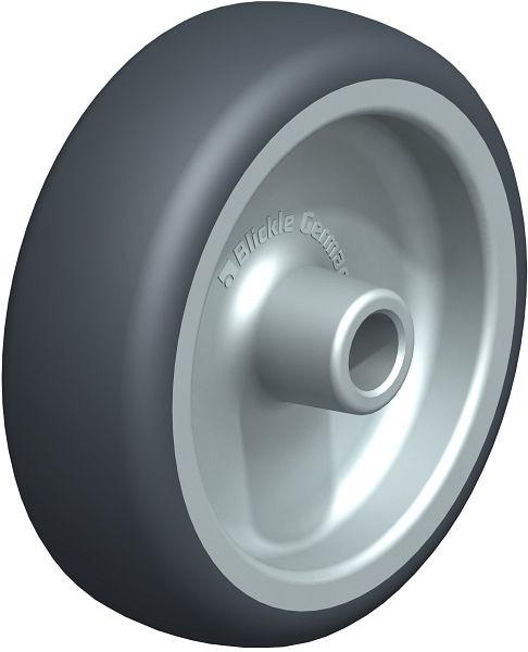 Blickle TPA 102/12G Rad aus Thermoplastisches Gummi-Elastomer, Grau, 580985