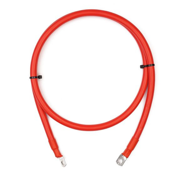 WATTSTUNDE Batteriekabel 35mm² M8/M8 130cm rot, 400-1277-07