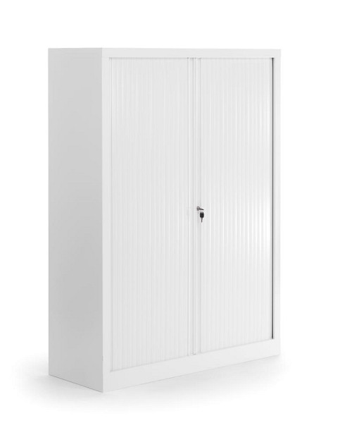 Deskin Rollladenschrank, Weiß, 1000 x 430 x 1600 mm, 330984