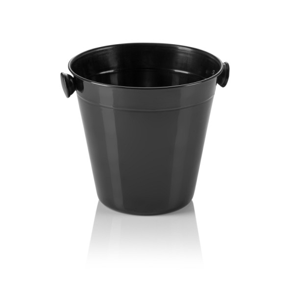 WAS Mini Eiseimer, Ø 14 cm, Höhe 13 cm, 1 L, PVD schwarz, Chromnickelstahl, 1526114