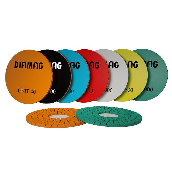 Blastrac Polierpad Klett DIAMAG Ø 155 mm Korn 3000, BG155007