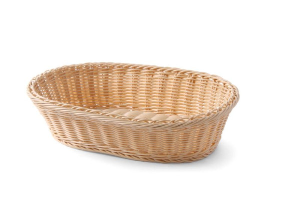 Hendi Brotkorb, oval, LxBxH: 380x270x90 mm, Edelstahlrahmen, 561003