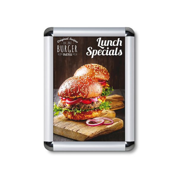 Showdown Displays Klapprahmen DIN A4 (Rondo - 25 mm), KRA4R25