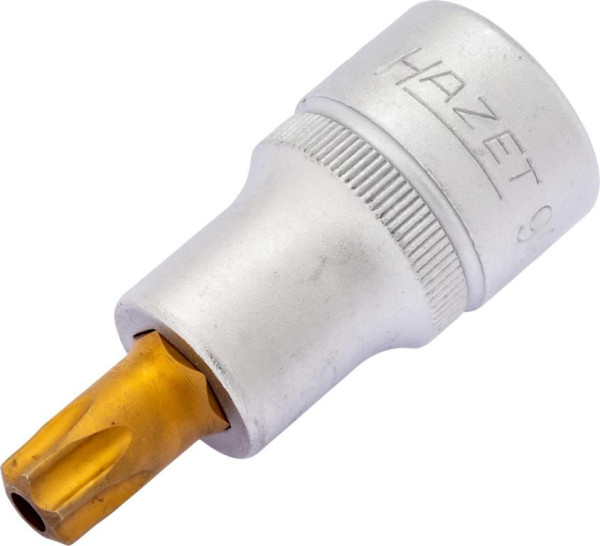 Hazet Schraubendreher-Steckschlüsseleinsatz TORX®, Vierkant hohl 12,5 mm (1/2 Zoll), Tamper Resistant TORX® Profil, T50H, 992-T50H