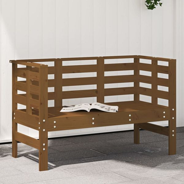 vidaXL Gartenbank Honigbraun 111,5x53x71 cm Massivholz Kiefer, 825138