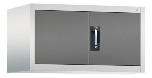 C+P Aufsatzschrank Acurado, H500xB930xT600mm, Farbe: Lichtgrau / Vulkangrau, Muldengriff, 9294-000 S10012