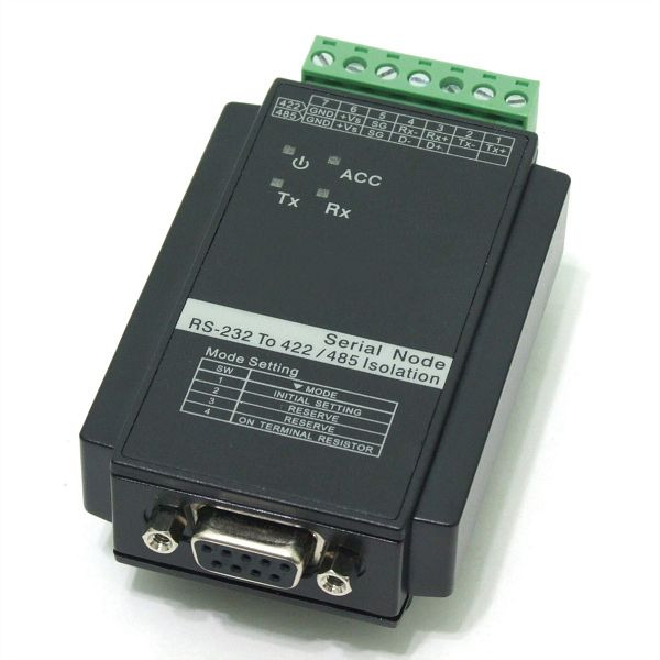 ROLINE RS232 nach RS422/485 Konverter für DIN Hutschiene, Professional, 12.02.1006