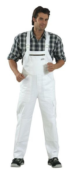 Planam BW 290 Cargo-Latzhose, reinweiß, Größe 64, 0175064