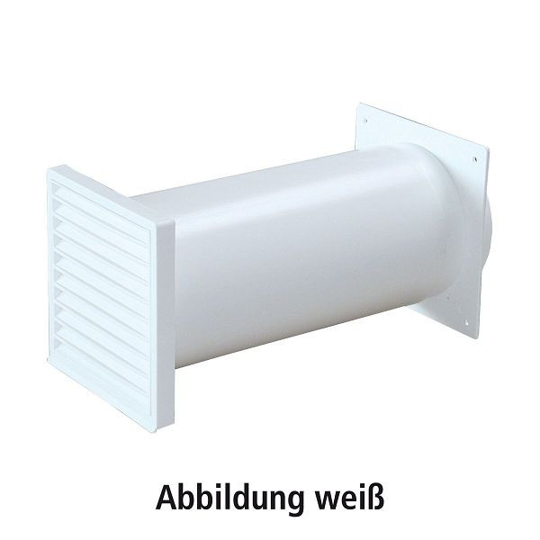 AirTec Teleskop-Mauerdurchführung, braun für System 150, mit Rundanschluss, 142111