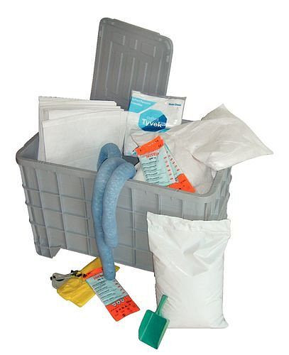 DENSORB Notfall-Set in Deckel-Box mit Rollen, Ausführung "Spezial", 155193