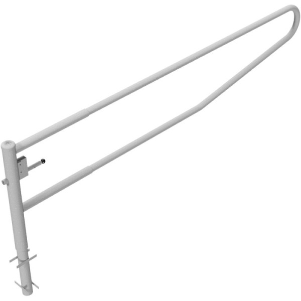 Stein HGS Drehbare Gatterschranke 360°, 3500 mm / ohne Farbe, Profilzylinderschloss verschiedenschließend, zum Einbetonieren, 413.351z