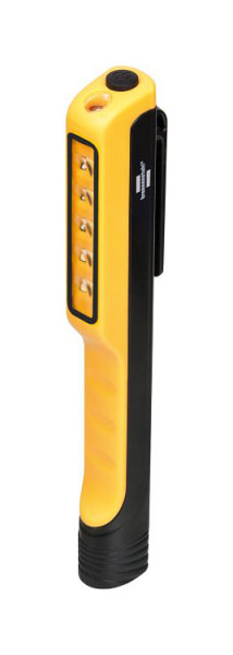 Brennenstuhl LED Clipleuchte HL 100 (batteriebetrieben, Inspektionsleuchte mit Clip und Magnet, 107 + 10 lm, max 20h Leuchtdauer), VE: 10 Stück, 1175990010