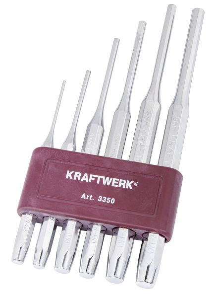 Kraftwerk 6-tlg Splintentreibersatz 2-8 mm, Längen: 115-125-150-165-180-180 mm, 3350