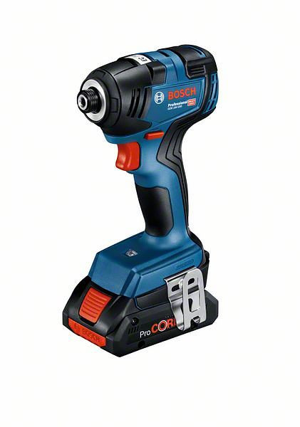 Bosch Akku-Drehschlagschrauber GDR B861718V-200 mit 2x Akku GBA 18V 4.0Ah in L-Case, 06019J2107