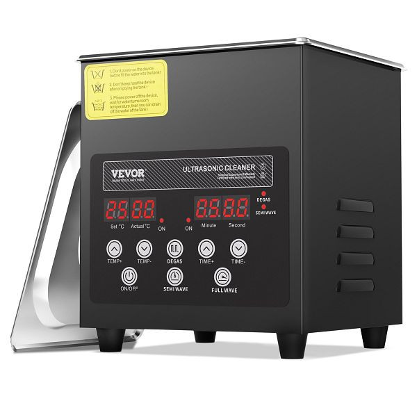VEVOR Ultraschallreiniger 2L Reinigungsmaschine mit Timer Heizung & Korb, 60W, SGLTQCSBQXJ2Y6LQHV2