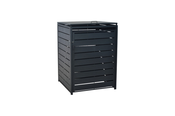 Merxx Mülltonnenabdeckung Basis, groß, Aluminium mit Stahl, 29143-209