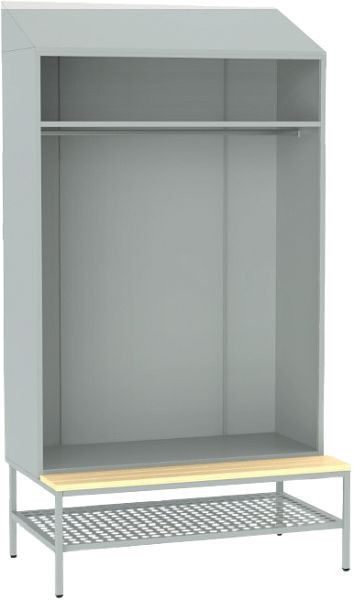 Eurobox Offene Garderobe mit Sitzbank, 0801-110000