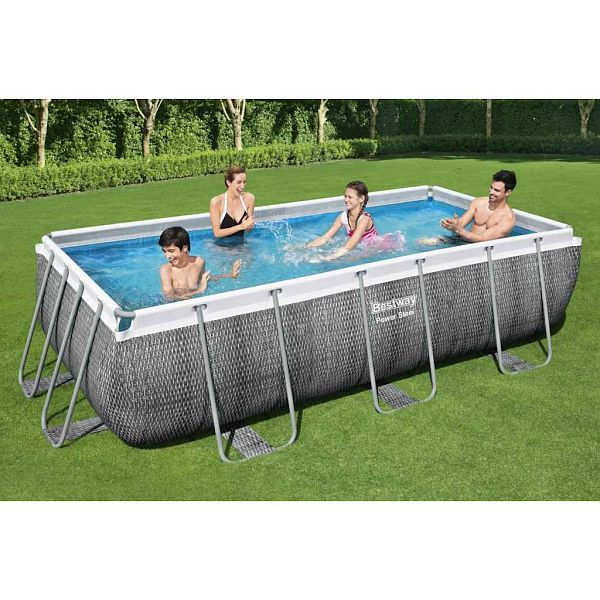 Bestway Power Stahlrahmen-Pool Set 404x201x100 cm, 92837