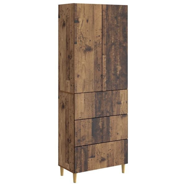vidaXL Schrankset 2-teilig 66 x 34,5 x 90 cm Holzwerkstoff, 3416563