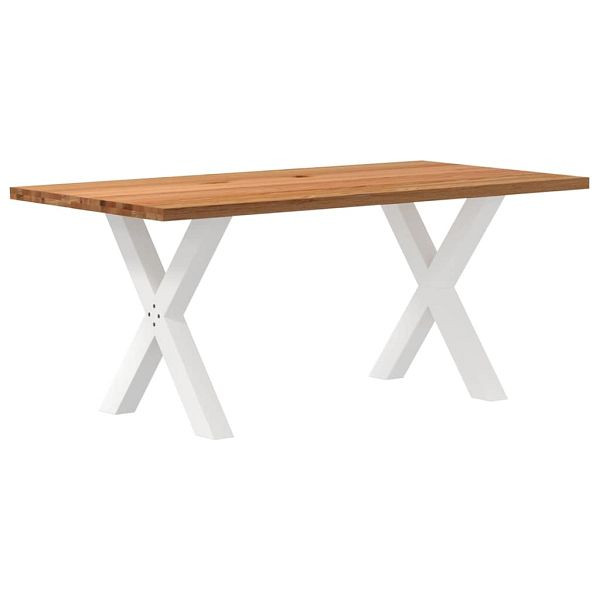 vidaXL Esstisch Hellbraun 180x90x74 cm Massivholz Eiche Rechteckig, 3304210