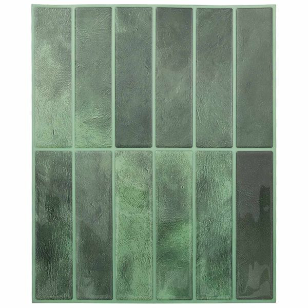 vidaXL Rechteckige Fliese 20-teilig Dunkelgrün 29 x 23 x 0,08 cm, 42046157