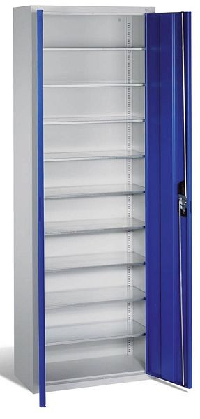 Bedrunka+Hirth Schrank mit Sichtlagerkästen, 11x Fachboden, Maße in mm (BxTxH): 700 x 300 x 1980, 04.113.21