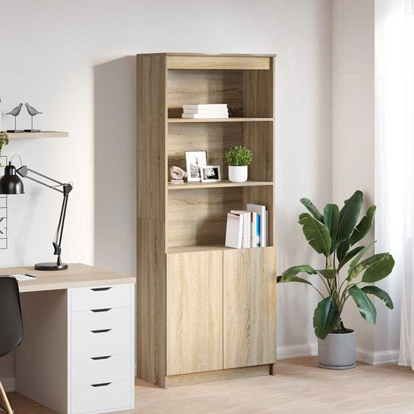vidaXL Highboard Sonoma-Eiche 70x35x180 cm Holzwerkstoff, 3328473