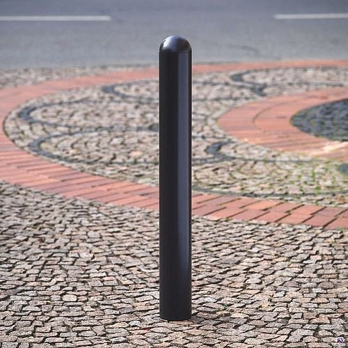 DENIOS City-Poller herausnehmbar feuerverzinkt lackiert, ohne Ösen, ∅: 76 mm, Höhe Überflur 950 mm, 310858