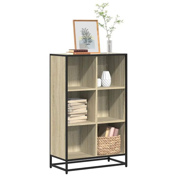 vidaXL Bücherregal Sonoma-Eiche 65,5x33x107,5 cm Holzwerkstoff, 849160