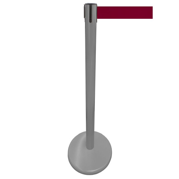 Stein HGS Personenleitsystem -P-LINE Future-, Metall/ anthrazit, burgunder, mit Gurtendstück (Standard), 12792-1502