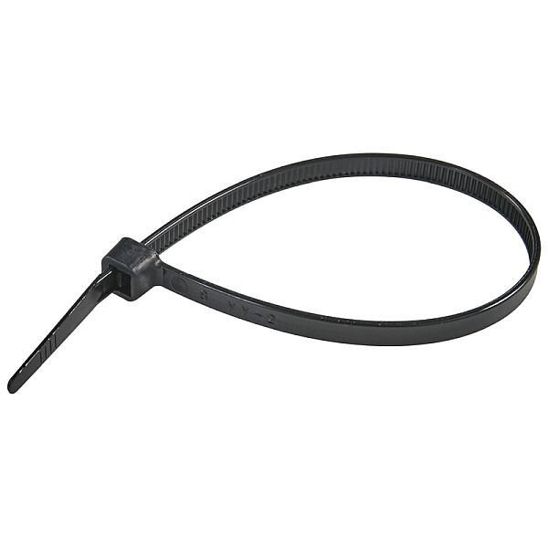 Haupa Kabelbinder hitzebeständig, schwarz 370x7,5 mm UV, VE: 100 Stück, 263030