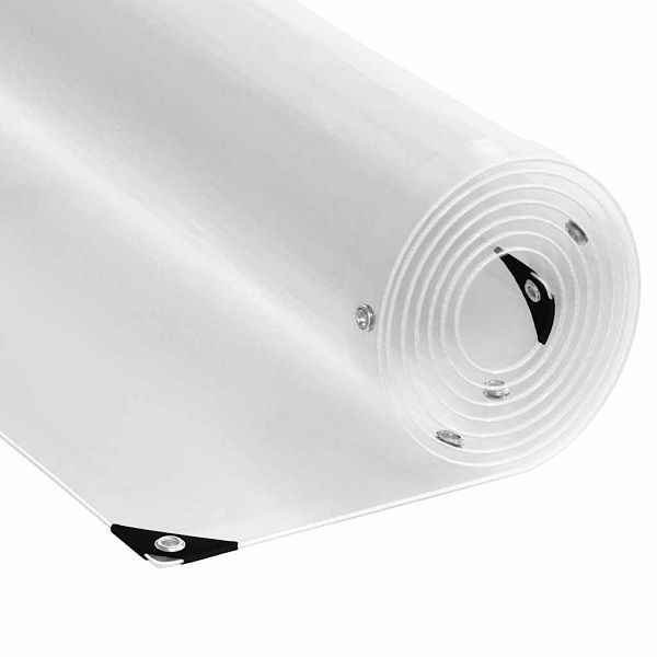 vidaXL Transparente Plane mit Ösen 6x10 m PVC, 4018619, 8721158381385