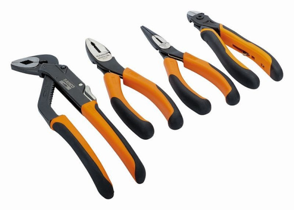 Bahco Zangensatz, 4-teilig, ergo (enthält 8224, 2628G, 2101G, 2430G), 9897