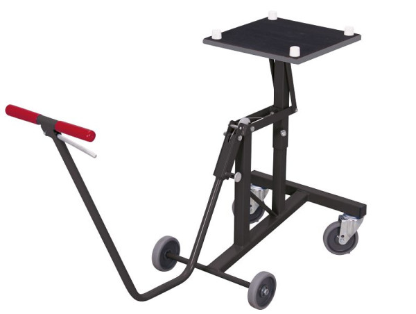 VARIOfit Tisch-Heberoller, Ladefläche: 375 x 375 mm, RAL 7016 anthrazitgrau, sw-490.001/AG
