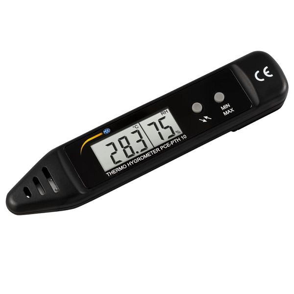 PCE Instruments Thermohygrometer, Displaygröße 1,65 Zoll, PCE-PTH 10