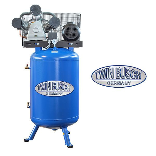 Twin Busch Druckluftkompressor stehend 270 L, TWK-270S