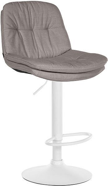 CLP Barhocker Laurel Stoff weiß, grau, 323944, 4255716316723