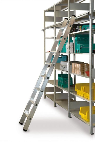 Schulte Aluminium-Regalleiter, einhängbar, Arbeitshöhe ca. 3,30 m, 34801