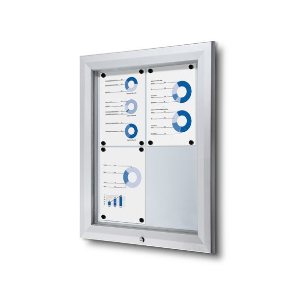 Showdown Displays Schaukasten Außen (4xA4), Jednostranna, SCT4xA4PH