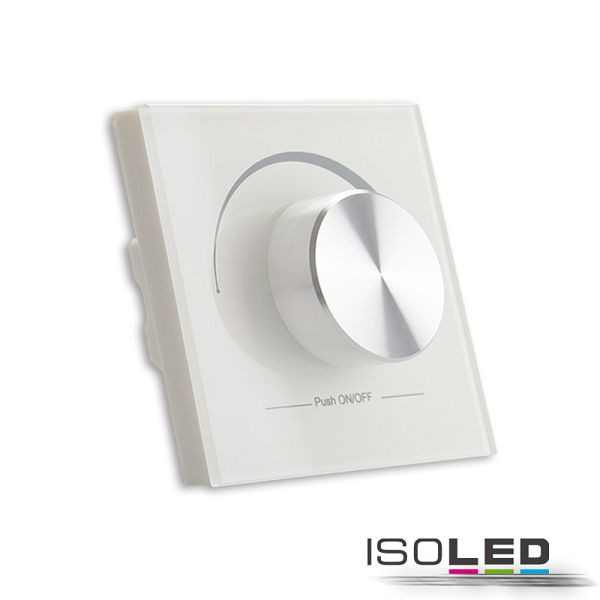 ISOLED Sys-One single color 1 Zone Einbau-Drehknopf-Fernbedienung mit Batterie, 112494