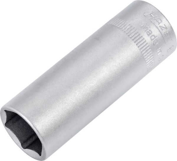 Hazet Steckschlüsseleinsatz, Sechskant, Vierkant hohl 6,3 mm (1/4 Zoll), 13 mm, Lange Ausführung Mit Rändelung, 850LG-13
