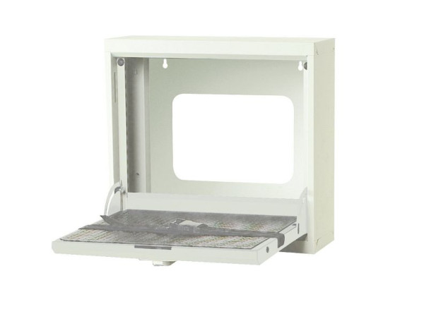 bott verso Hängeschrank für Notebooks, BxTxH: 500 x 150 x 410 mm, Lichtgrau / Lichtgrau, 16912350.16V