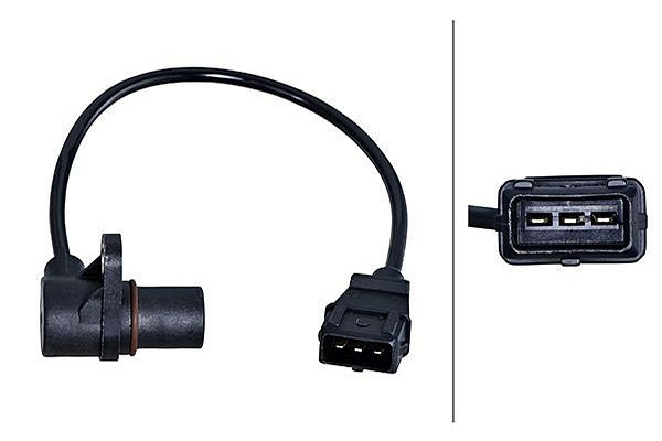 HELLA Sensor, Nockenwellenposition, 3-polig, Kabel: 322mm, 6PU 009 169-091