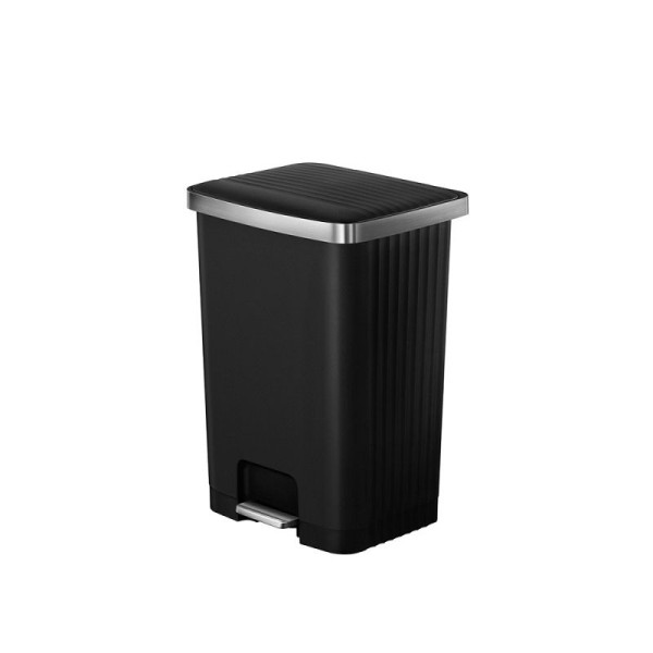 STEIN HGS Hana 2 Treteimer, schwarz, 70 Liter, 84005.0008