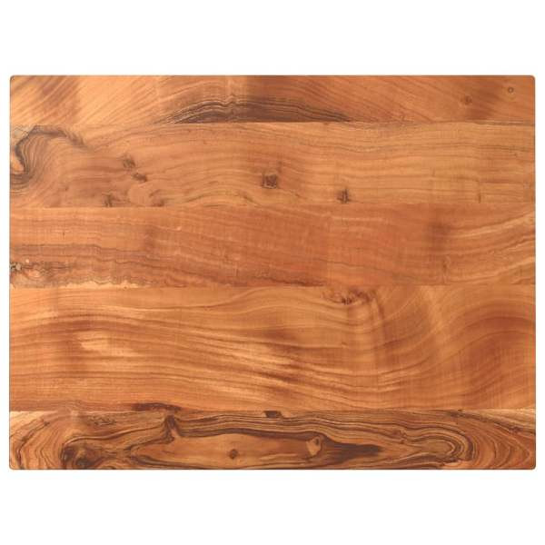 vidaXL Tischplatte 80x60x2,5 cm Rechteckig Massivholz Akazie, 370926