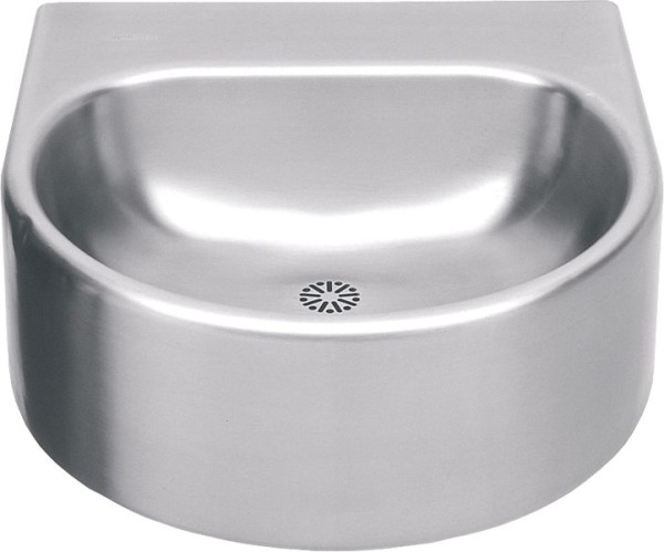 KWC Einzelwaschtisch, Anima, Edelstahl, 460x230x410 mm, ohne Hahnbank, 2000102712
