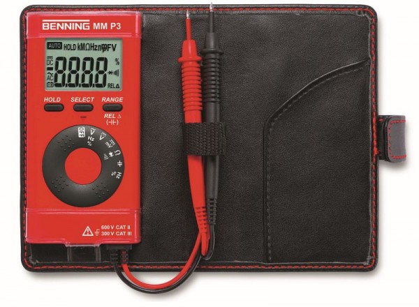 Benning MM P3, Digital-Multimeter im Taschenformat, leicht, 600,V 40MOhm, 044084