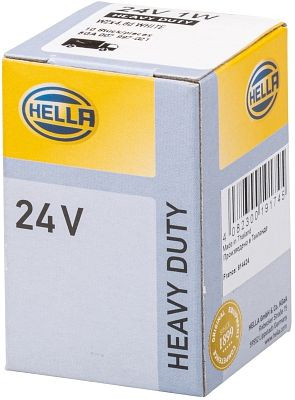 HELLA Halogen-Glühlampe, Sockelglühlampe, Heavy Duty, 24V, 1W, Schachtel, 8GA 007 997-021